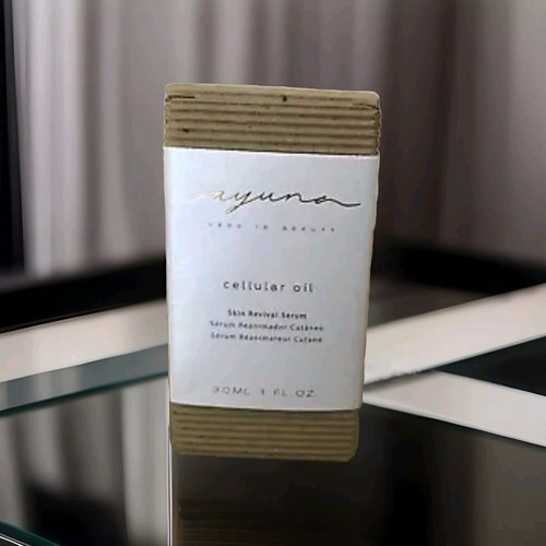 Ayuna Zellöl 1 flüssige Unze 30 ml Skin Revival Serum Neu im Karton 185 $ authentisch - Bild 2 von 3
