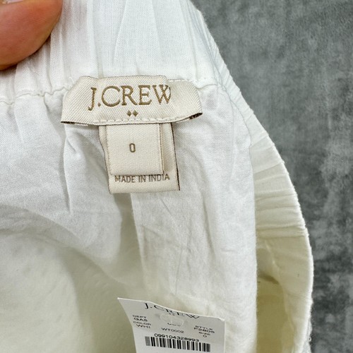J Crew Skirt Womens 0 Eyelet Lace Pull On Midi Cottage Western Romantic White - Picture 4 of 6