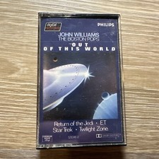 John Williams & Boston Pops Out of this World Cassette Tape Star Wars & More