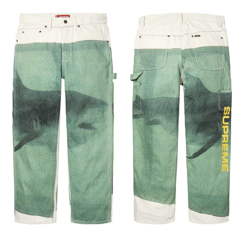 パンツ Supreme/Damien Hirst Painter Jean 32 Supreme 25ss Damien Hirst Painter Jean, White Shark, size 32