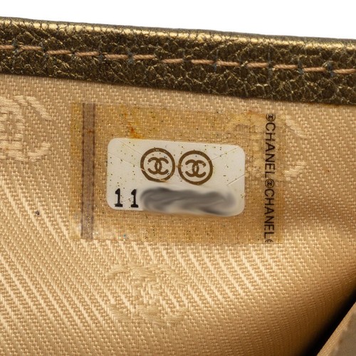 Cartera Monedero CHANEL COCO Mark Triple Plegable Cuero Mujer 【Usado】 - Imagen 8 de 10
