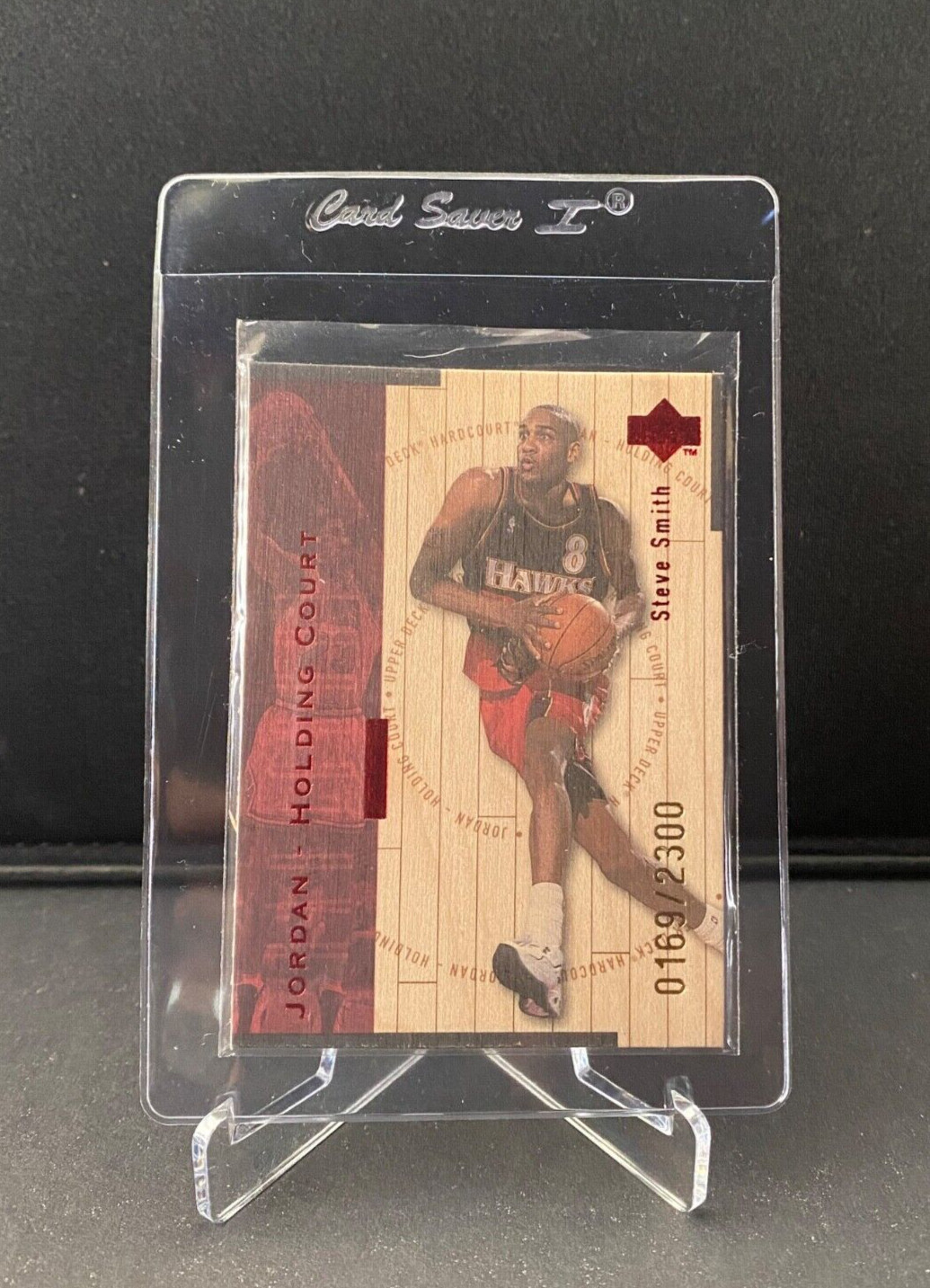 1998-99 Upper Deck Hardcourt - Holding Court Red #J1 Michael Jordan, Steve Smith