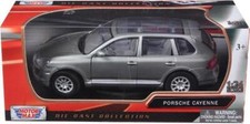 2008 Porsche Cayenne Gray Metallic 1/24 Diecast Model Car by Motormax