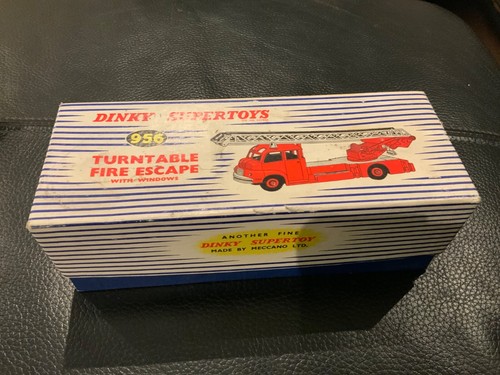 Dinky Toy 956 Turntable Fire Escape Fire Engine Box Only - Picture 2 of 14