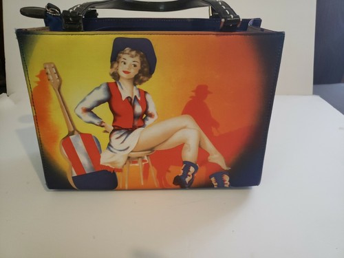 Vintage Western Print Cowgirl Purse - Picture 8 of 11