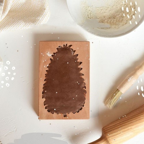 Wooden Biscuit Cookie Mold Portable Cookie Stamp Cake Embossing Baking Mould - Picture 8 of 16