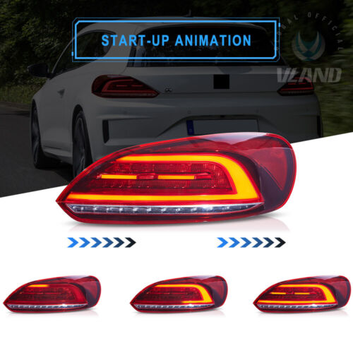 Luces traseras LED rojas para VW Scirocco MK3 generación 2009-2014 luces de freno - Imagen 4 de 14