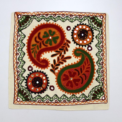 Suzani Handmade Home Decor Tropical Ethnic Pillow Shams Couch Cushion Cover Case - Picture 2 of 5