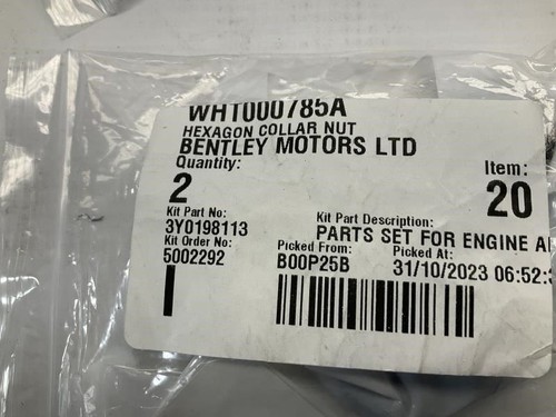 10-21 Bentley Mulsanne Engine Mounting Set Q - Picture 9 of 12