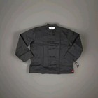 Dickies Chef Coat Jacket Mens Xxl 52 - 54 Cw070304B Cloth Knot Button Black Nwt