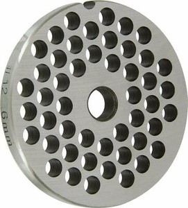 PIASTRA TRAFILA PER MACCHINA TRITACARNE 6 FORI 14 MM numero 8 DIAMETRO 8