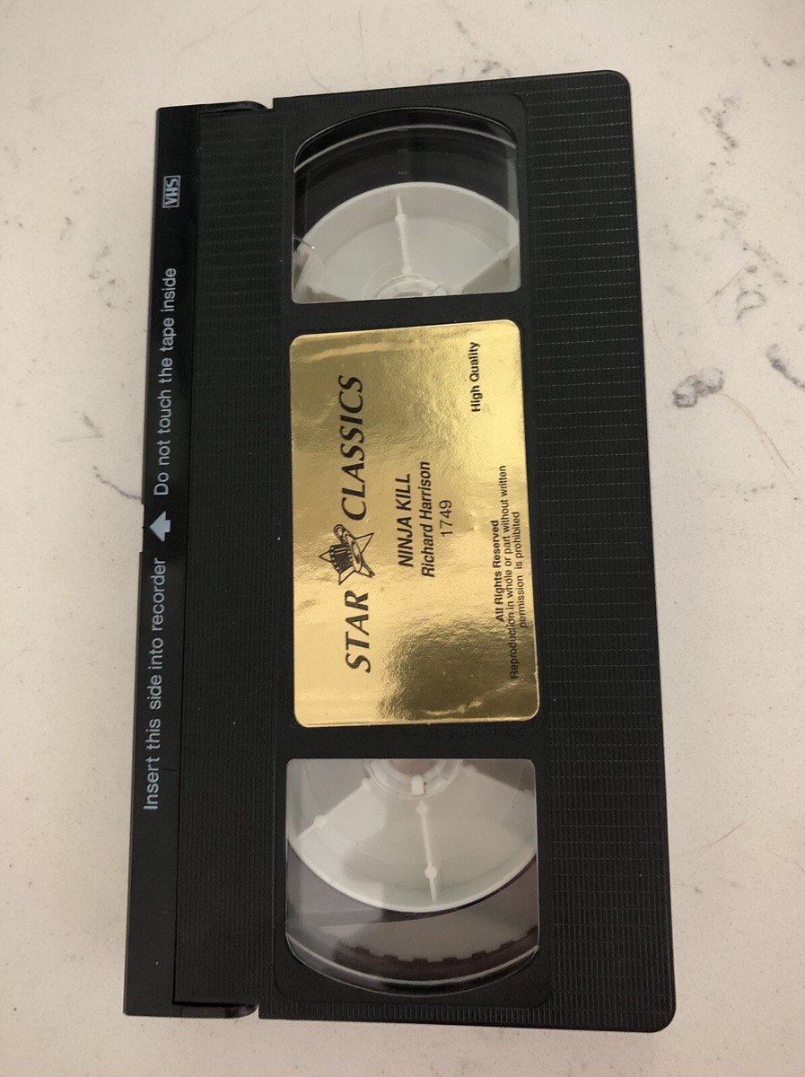 Ninja Kill VHS Tape 1990 Star Classics Action Cult Movie
