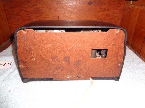 1951 Crosley 11-121U Deluxe Owl Eyes Bakelite Tube Radio PLAYS - Picture 11 of 21