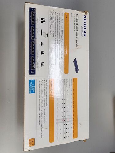 Netgear GS116NA 16-Port Gigabit Ethernet Unmanaged Switch ProSafe - Picture 2 of 3