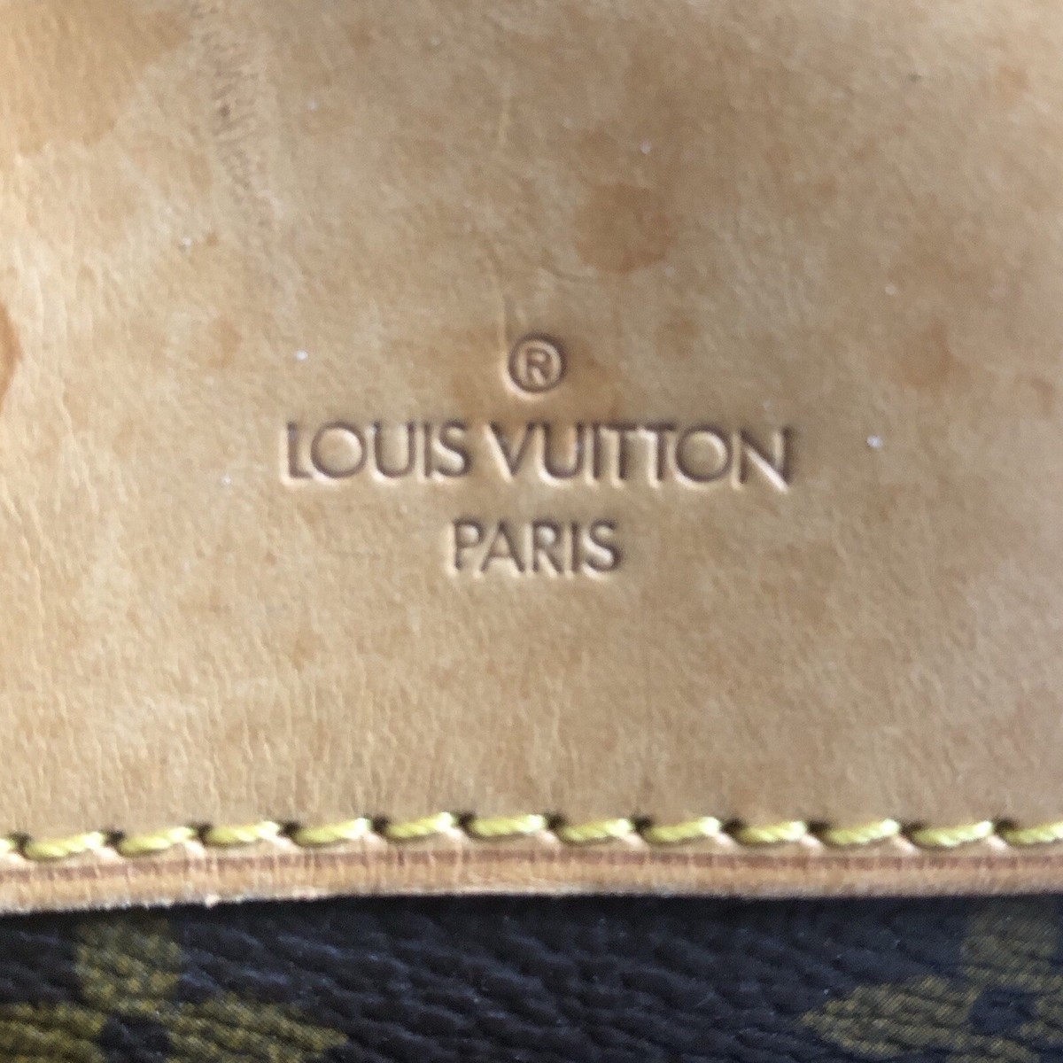 LOUIS VUITTON Deauville LV Monogram Top Handle Weekend
