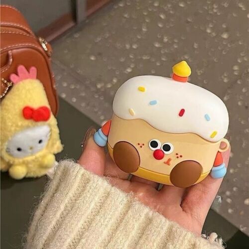 New Cartoon Bread For Apple Airpods Pro 1 2 3 4 Headphone Case - Picture 8 of 83