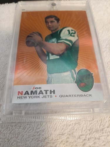 1996 Topps Joe Namath Quarterback NY Jets 1965 & 1968 MVP All Star Game #100 - Picture 4 of 4