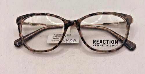 KENNETH COLE MONTATURA OCCHIALI SOLO KC0839-1 MARRONE MACCHIA BORDO PIENO 52-16-140 - Foto 7 di 8