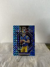 2023 Panini Mosaic Reactive Blue Mosaic Prizm #362 Stetson Bennett Rookie Rams