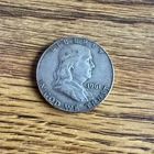 1961 D Ben Franklin US Half Dollar, 90% Silver, Circulated