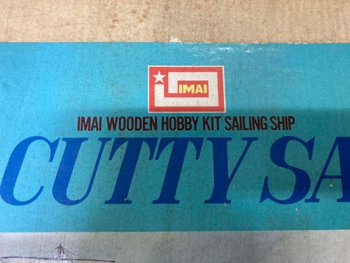 IMAI 1/80 Cutty Sark Holz Segelschiff Modellbausatz Japan mit Box gebraucht - Bild 3 von 19