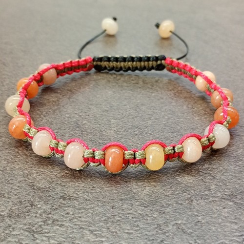 Mens Wrap Bracelet Cuff Wristband Jewellery Bangle Gemstones Beaded Braided Rope