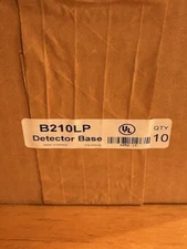 SYSTEM SENSOR B210LP PACK OF 10 - 6" DETECTOR BASES - "IVORY"   NEW 
