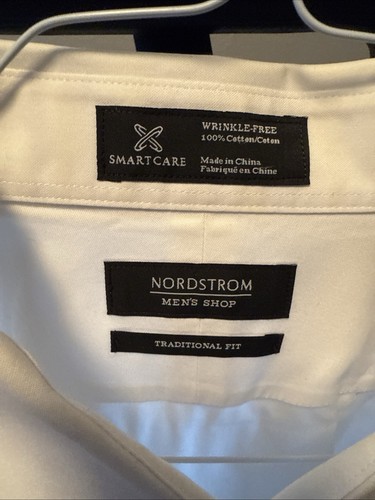 Nordstrom Dress Shirt Size 17 1/2” 35 & Brooks Brother Silk Tie 346 - Picture 14 of 19