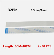 32-Pin Pitch 0.5mm /1.0mm Forward Reverse FFC/FPC Flexible Flat Ribbon Cable new