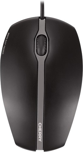 CHERRY GENTIX SILENT, kabelgebundene Maus, leise Design-Maus ohne Klick, perfekt - Bild 3 von 4
