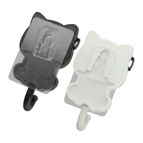 Cute Sunglasses Cat Hooks 2 Pack for Organizing Towels and Accessories at Home - Photo 8/12