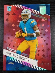 Quentin Johnston RC 2023 Donruss Elite #176 Aspirations Stars /299 Rookie