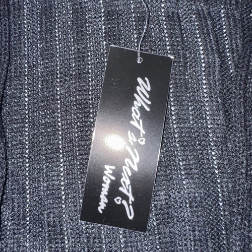 Whats Next Womens Size 3X Ribbed Flyaway Cardigan - Picture 2 of 7