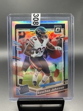 Roschon Johnson Donruss Optic Holo Prizm Rated Rookie Rookie Card 2023 #217