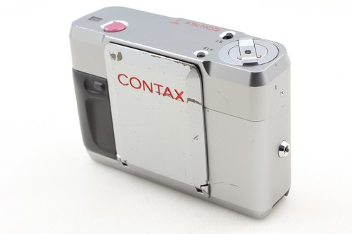 [Exc+5] Contax T Silver Film Camera w/ T14 Auto Flash From JAPAN - Picture 9 of 16