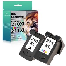 2PK PG-210XL CL-211XL Ink For Canon PIXMA MP480 MP490 MP495 MP499 MX410 MX420