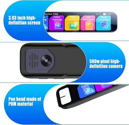 Scanning Translator Pen Voice Translations Smart Pen Instant AI 134 Languages - Picture 9 of 14