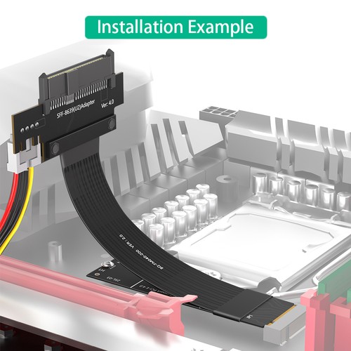 Cavo da 4.0 a U2 SFF-8639 versione aggiornamento NGFF M.2 NVMe - Foto 6 di 6