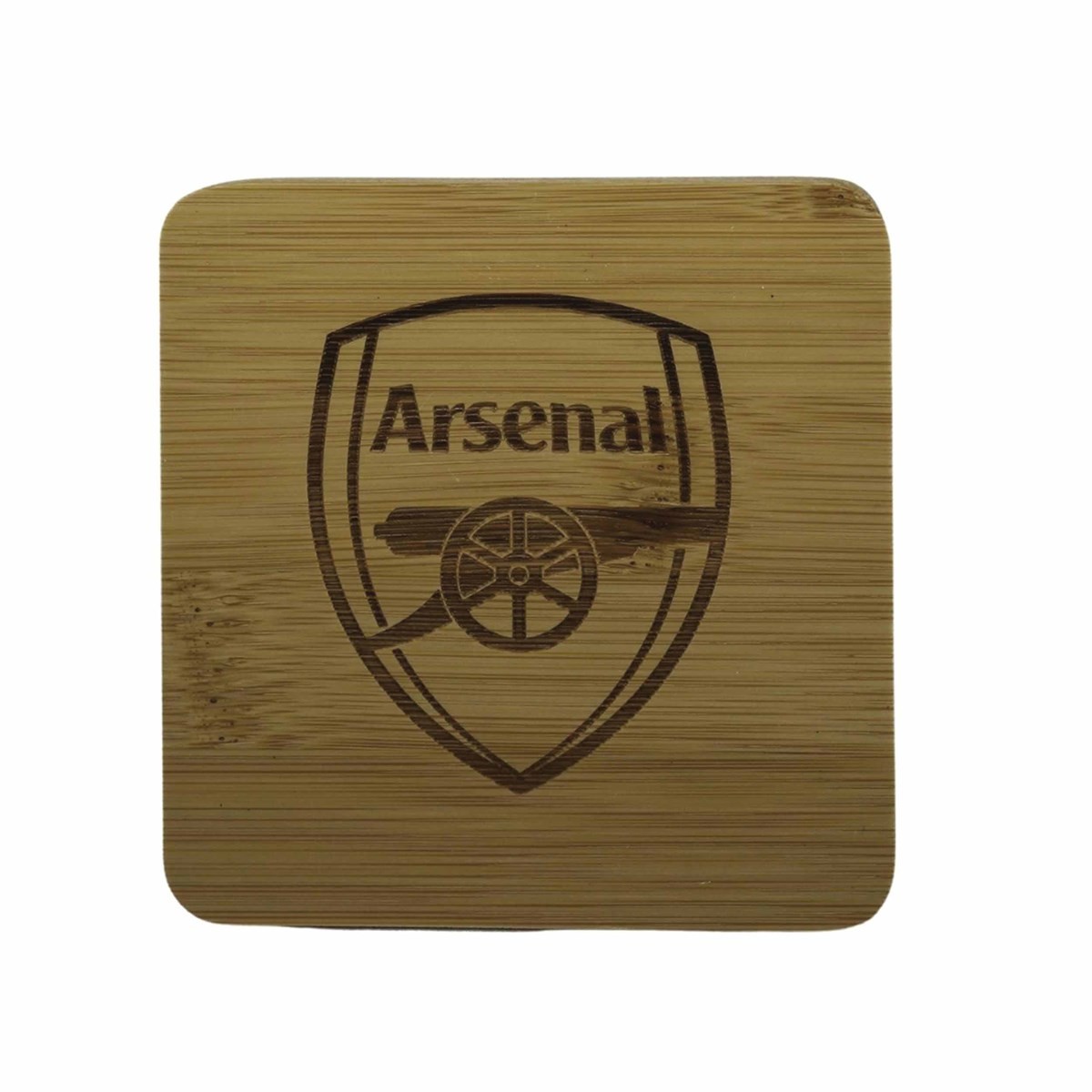 Arsenal FC Bamboo Coaster, Kitchen Accessories, Sports, Gift