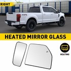 Mirror Glass 2X Heated Upper+Lower Right Side Assembly For 2015-2020 FORD F150