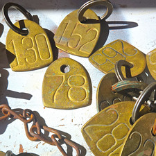 Vintage Cattle Tags For Projects, Decor, Etc...