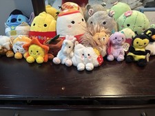 Mix of Squishmallows and Palm Pals Lot of 17 
