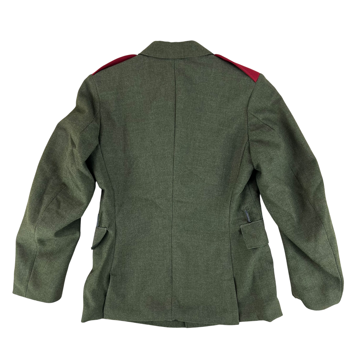 Irish Army Jacket Green Dress Jacket Vintage 80s Defence Forces