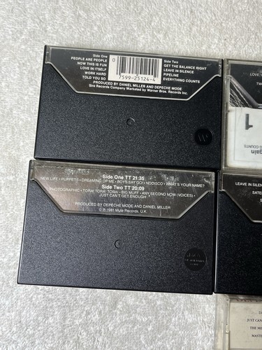 Depeche Mode Cassette Tape Lot 7 Tapes Speak And Spell Some Great Rewind MORE! - Picture 7 of 16