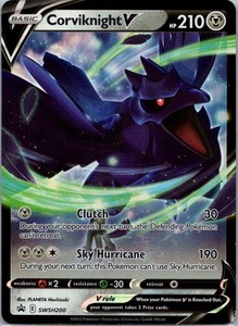 Pokemon TCG Corviknight V SWSH200 SWSH Black Star Promos NM
