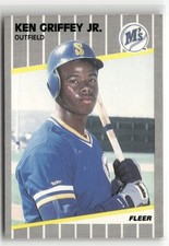 1989 Fleer #548 Ken Griffey Jr. RC ☘️131