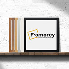 Square Picture Frame /Black White Oak Walnut Silver Dark Oak / Mount Available