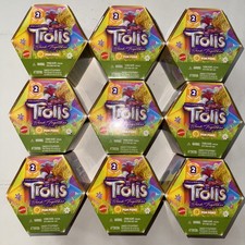 9 - Trolls Band Together Pom Poms Series 2 Mystery Figure Blind Boxes Mattel