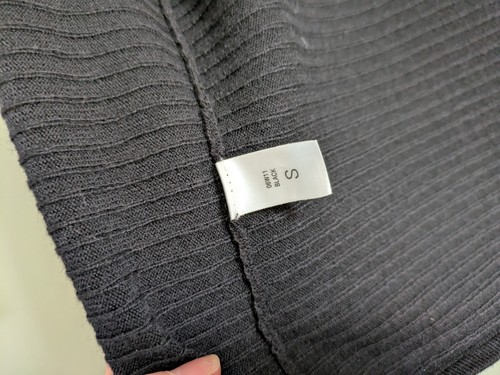 Long Tall Sally Black Cardigan / Shrug Size Small Soft Rib Unused - Picture 5 of 16