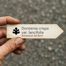 Dorstenia crispa var. lancifolia 100 SEEDS - - Dorstenia lanceolata seeds | Dors